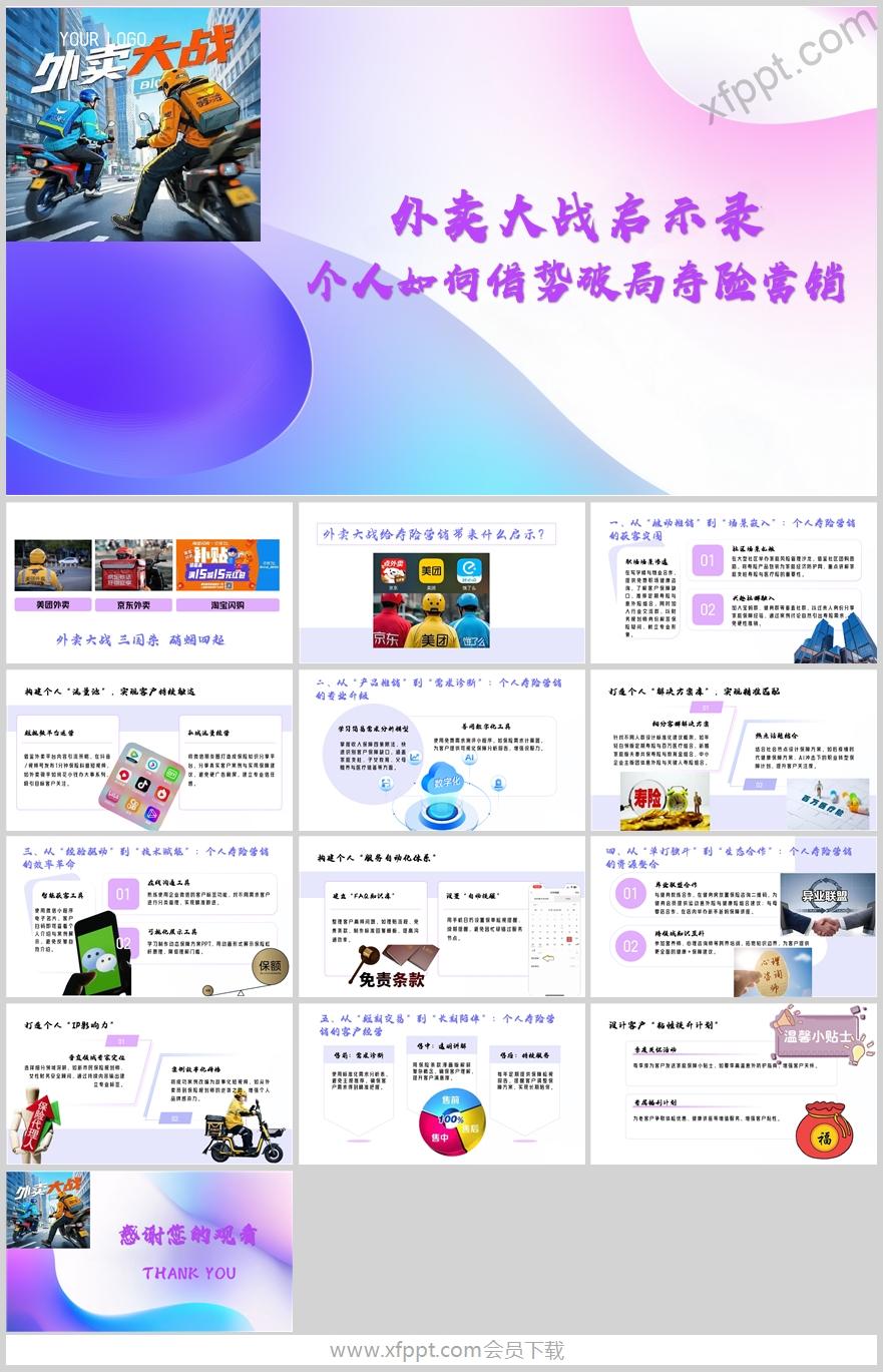 2025外卖大战个人如何解释破局寿险营销14页（含演讲稿）