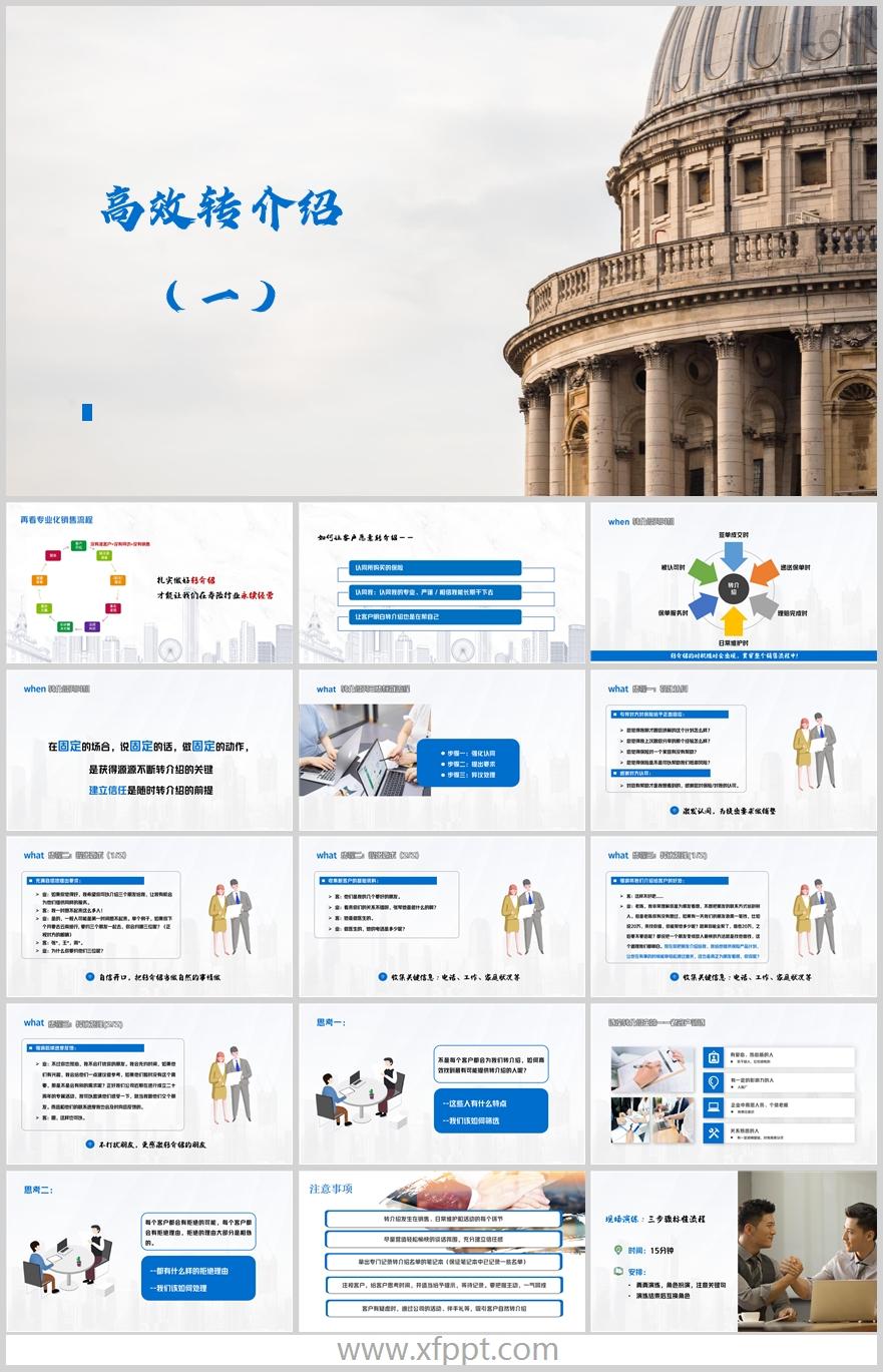 专业化销售流程训练1高效转介绍时机步骤16页（含演讲稿）