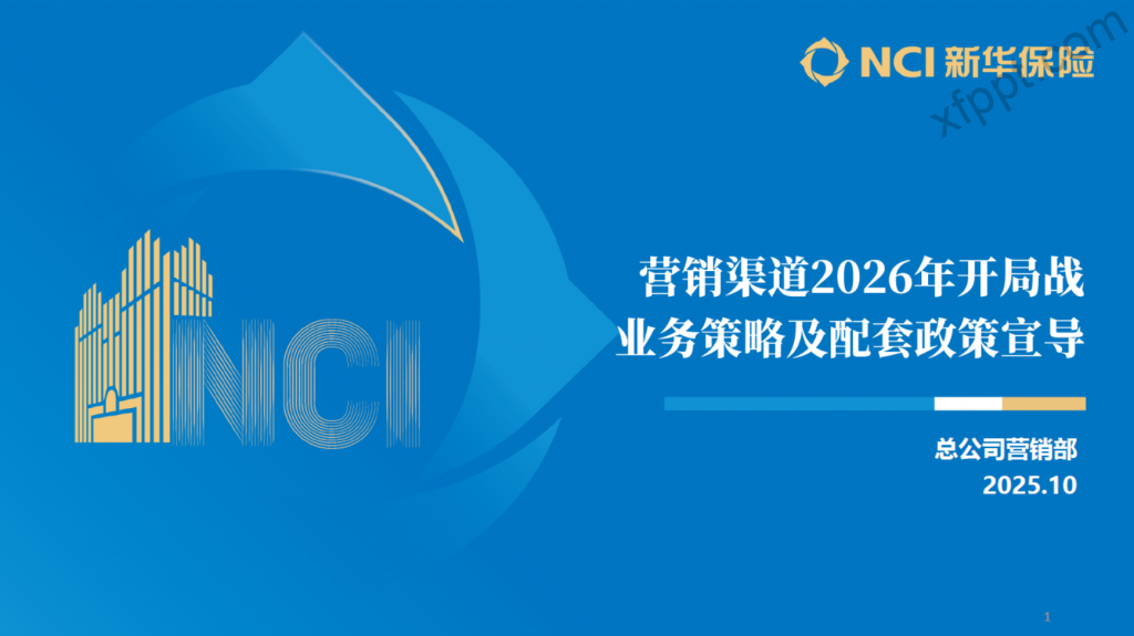 新华保险2026年开局业务规划65页