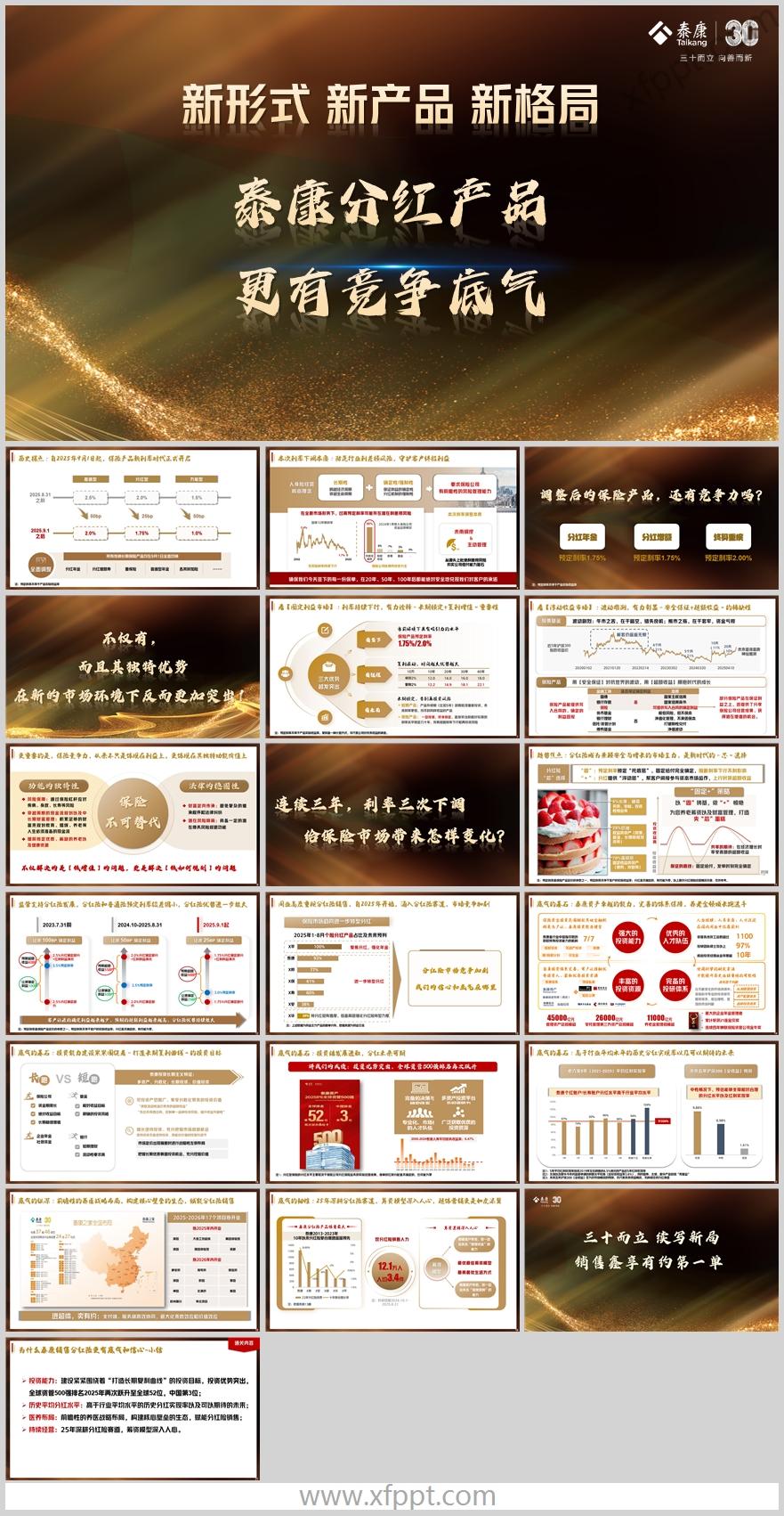 利率调整下保险独特优势泰康分红产品底气信心趋势20页