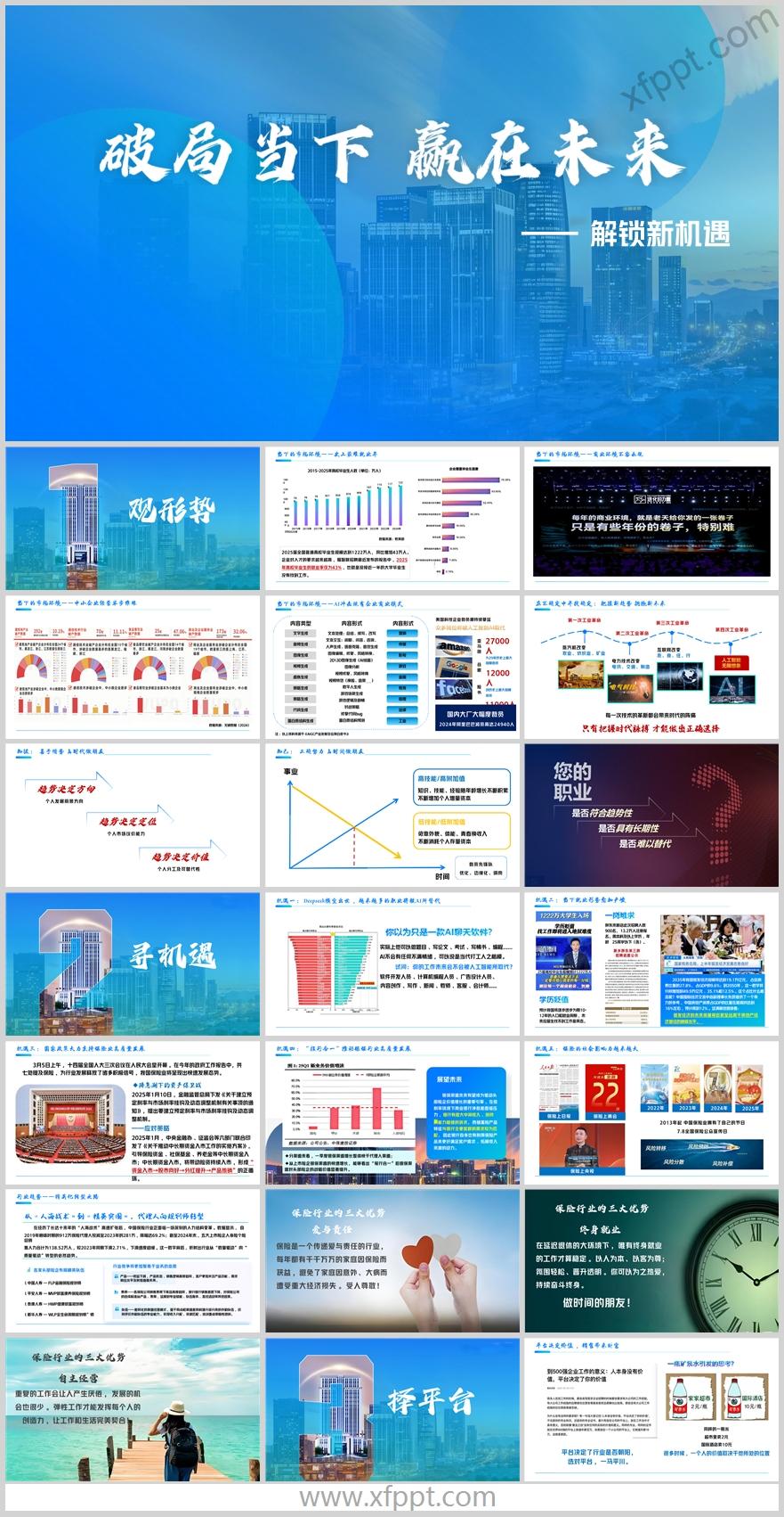 解锁新机遇保险市场环境增员机遇意愿启动25页（含演讲稿）