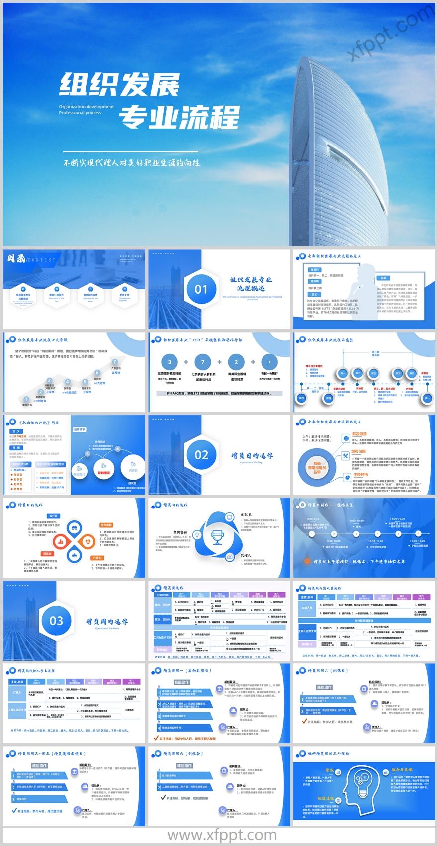 组织发展七大步骤增员日周运作配套支持35页（含演讲稿）