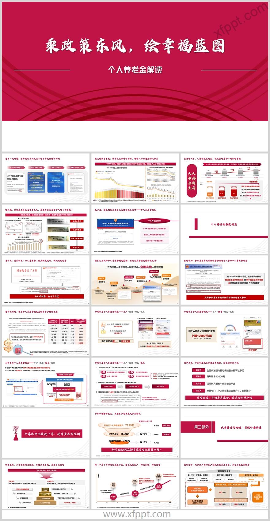 2025长寿时代下个人养老金解读销售逻辑24页（含演讲稿）