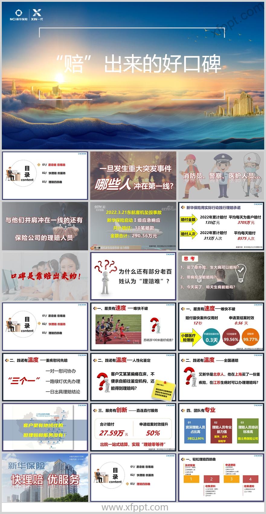 保险新人运营理赔案例四部曲新华人寿版24页（含演讲稿）