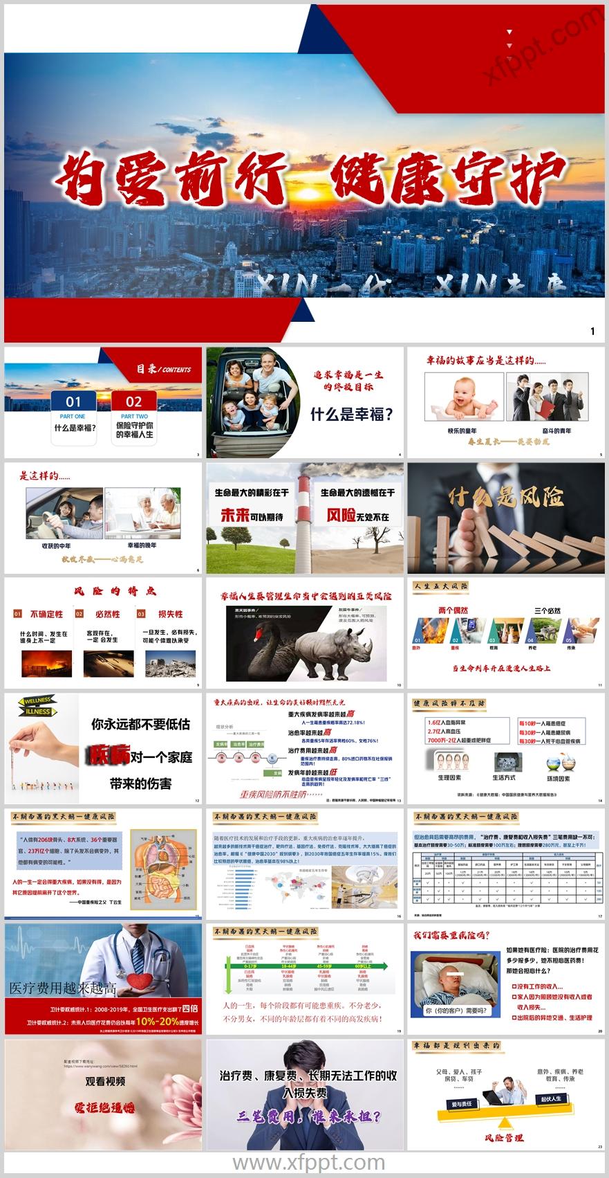 人生五大风险重疾险起源功能理念为爱前行健康守护39页