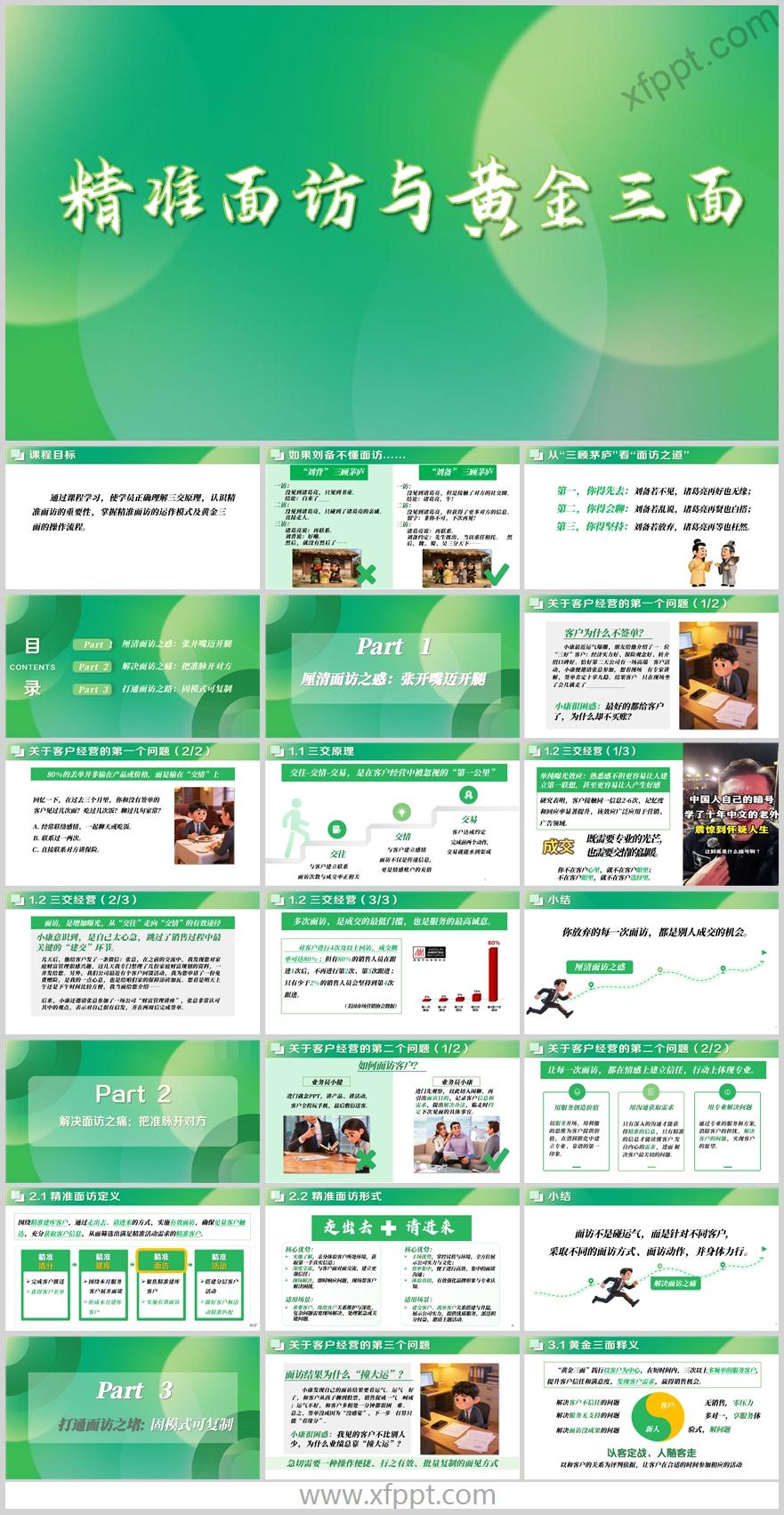 保险新人客户经营精准拜访运作模式34页（含演讲稿）